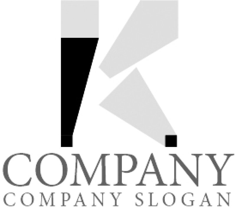 画像6: K・四角・アルファベット・ロゴ・マークデザイン4942 (6)