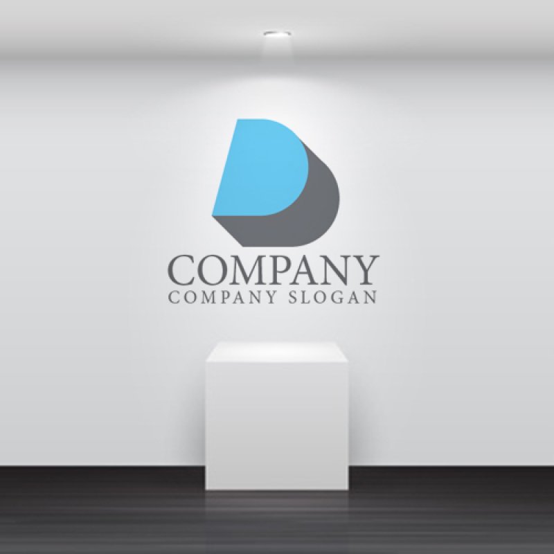 画像5: D・影・アルファベット・ロゴ・マークデザイン4953 (5)