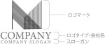 画像10: N・M・アルファベット・ロゴ・マークデザイン4955 (10)