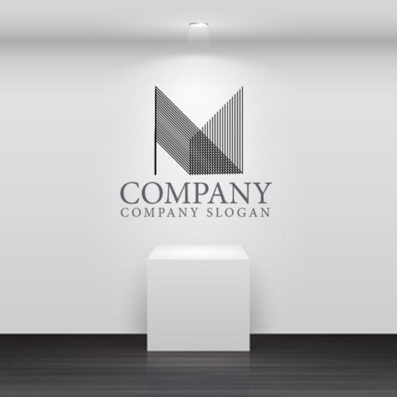画像5: N・M・アルファベット・ロゴ・マークデザイン4955 (5)