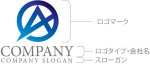 画像10: A・輪・アルファベット・グラデーション・ロゴ・マークデザイン4958 (10)
