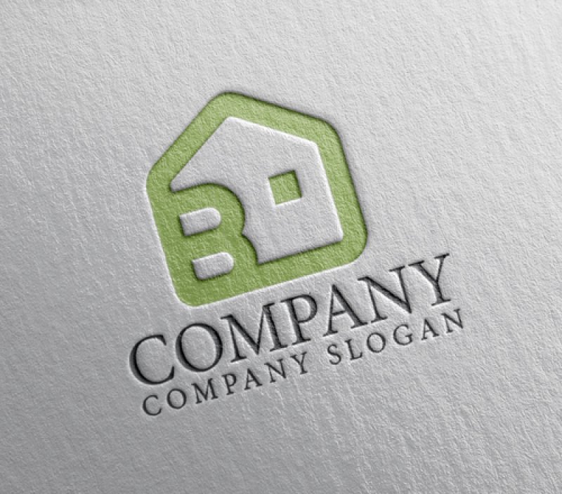 画像2: B・家・アルファベット・ロゴ・マークデザイン4961 (2)
