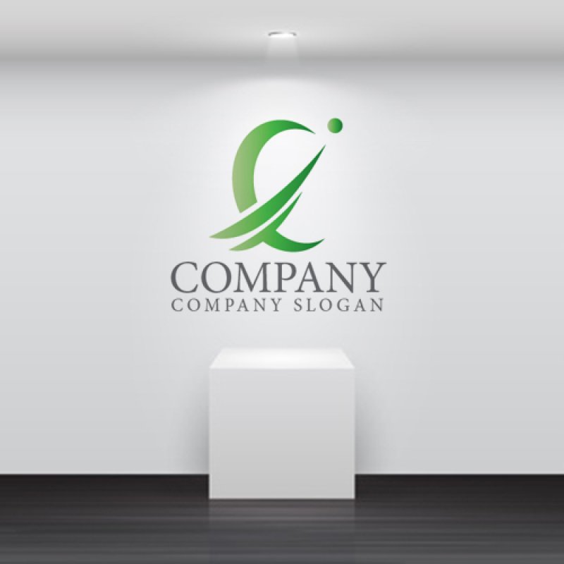 画像5: C・曲線・上昇・グラデーション・アルファベット・ロゴ・マークデザイン4965 (5)