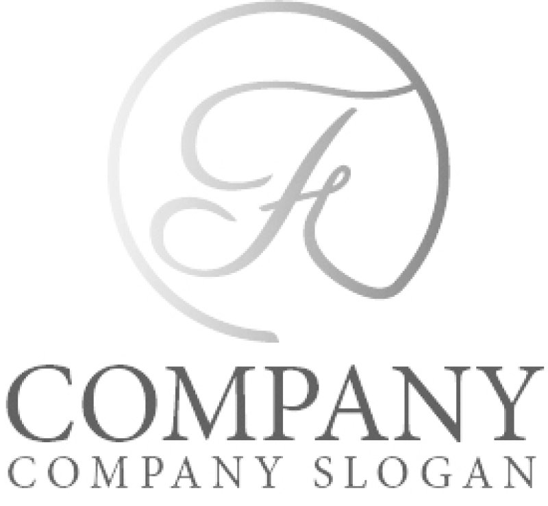 画像6: F・ 輪・グラデーション・アルファベット・ロゴ・マークデザイン4971 (6)