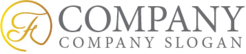 画像7: F・ 輪・グラデーション・アルファベット・ロゴ・マークデザイン4971 (7)