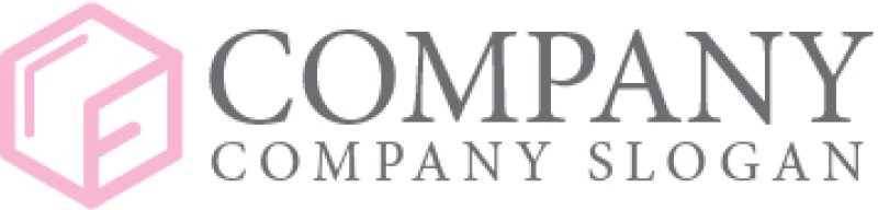 画像7: F・ボックス・六角形・アルファベット・ロゴ・マークデザイン4973 (7)