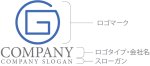画像10: G・輪・アルファベット・ロゴ・マークデザイン4974 (10)