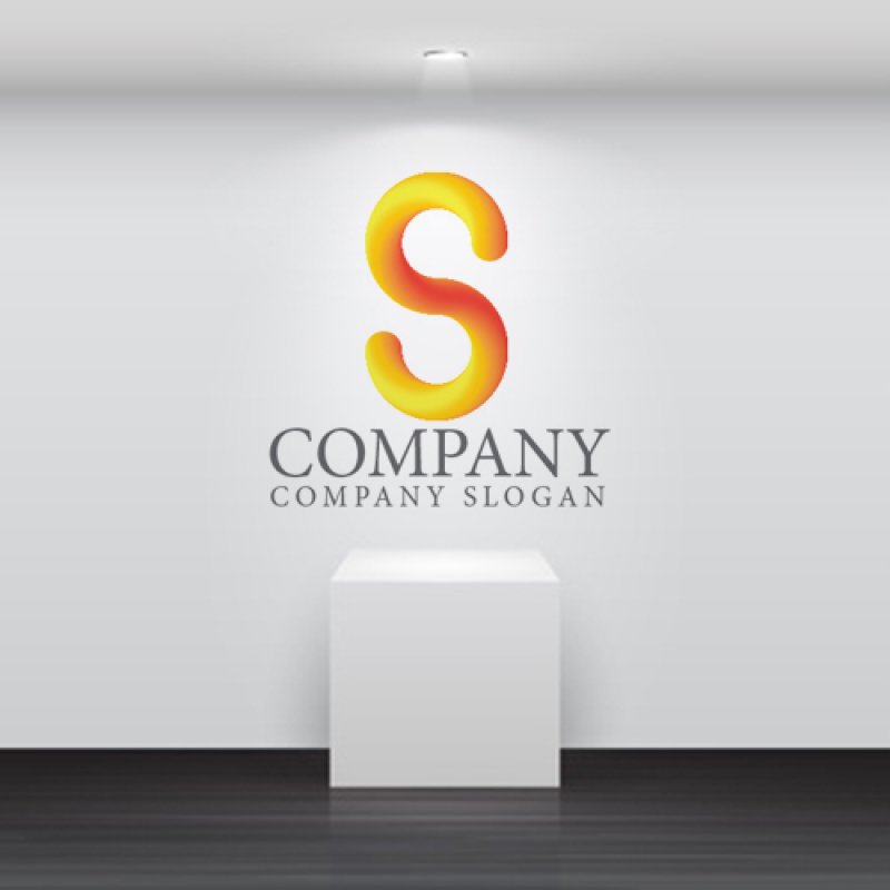 画像5: S・グラデーション・アルファベット・ロゴ・マークデザイン4988 (5)