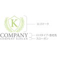 画像10: K・葉・紋章・アルファベット・ロゴ・マークデザイン4994