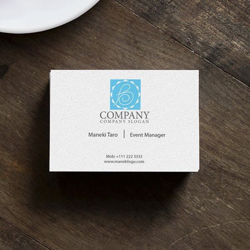 画像4: B・四角・太陽・アルファベット・ロゴ・マークデザイン4996 (4)