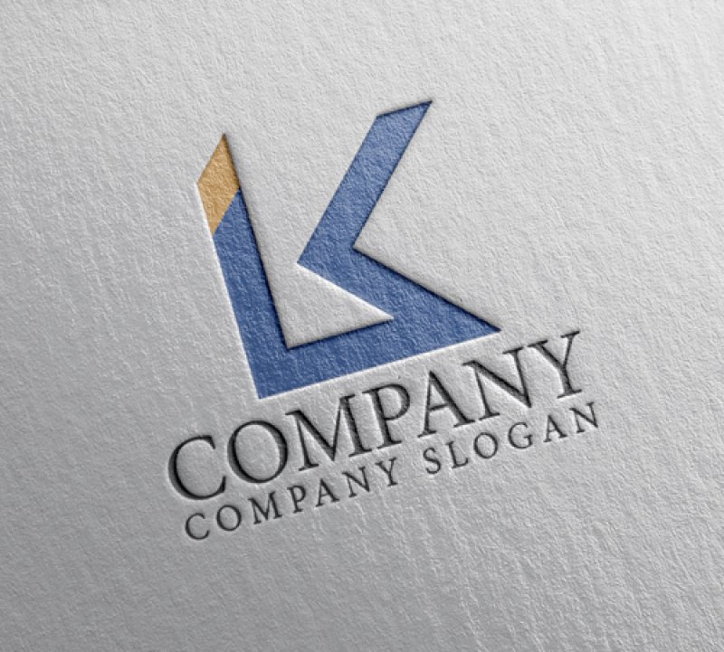 画像2: K・L・アルファベット・ロゴ・マークデザイン5004 (2)