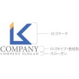 画像10: K・L・アルファベット・ロゴ・マークデザイン5004