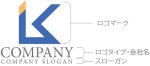 画像10: K・L・アルファベット・ロゴ・マークデザイン5004 (10)