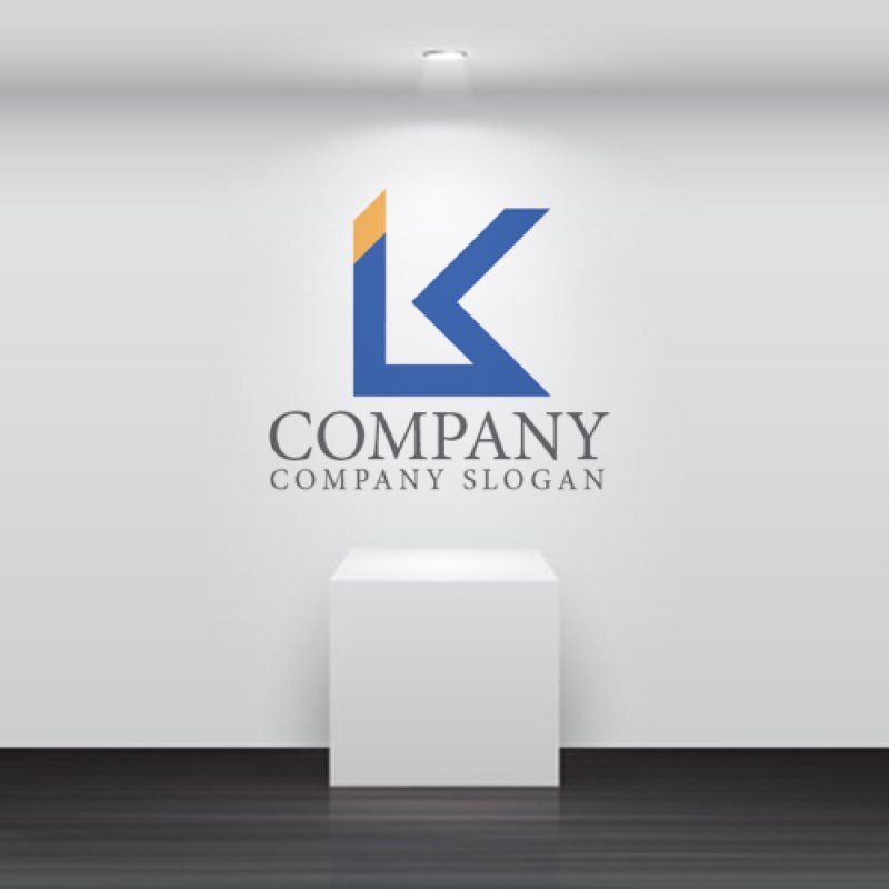 画像5: K・L・アルファベット・ロゴ・マークデザイン5004 (5)