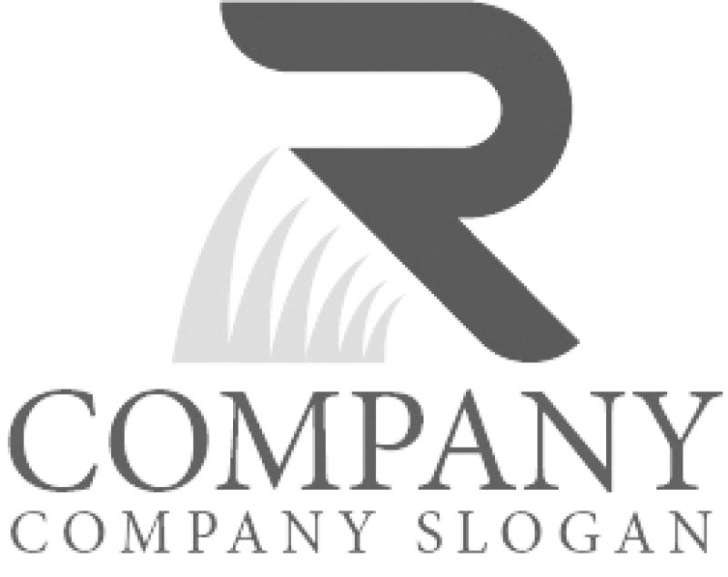 画像6: R・草・アルファベット・ロゴ・マークデザイン5009 (6)