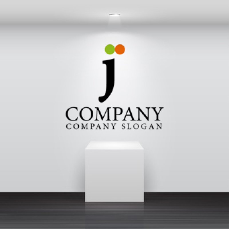 画像4: J・アルファベットロゴ・マークデザイン500 (4)