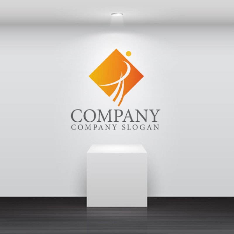 画像5: P・グラデーション・曲線・四角・アルファベット・ロゴ・マークデザイン5014 (5)