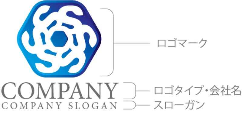 画像10: S・六角形・グラデーション・ロゴ・マークデザイン5025 (10)
