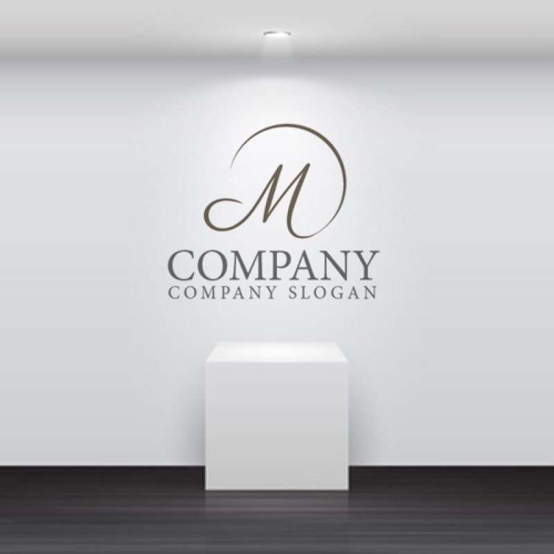 画像4: M・輪・シンプル・アルファベット・ロゴ・マークデザイン5028 (4)