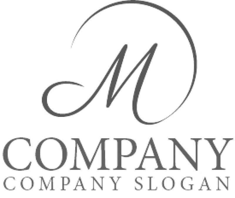 画像5: M・輪・シンプル・アルファベット・ロゴ・マークデザイン5028 (5)