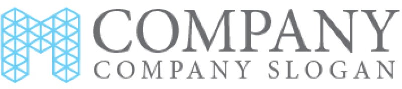 画像7: M・メッシュ・ビル・アルファベット・ロゴ・マークデザイン5039 (7)