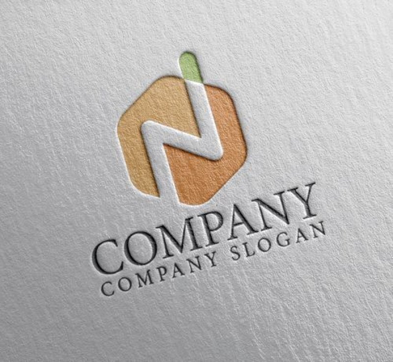 画像2: N・家・六角形・煙突・アルファベット・ロゴ・マークデザイン5042 (2)