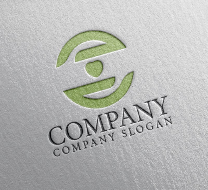 画像2: S・手・ハート・アルファベット・ロゴ・マークデザイン5047 (2)