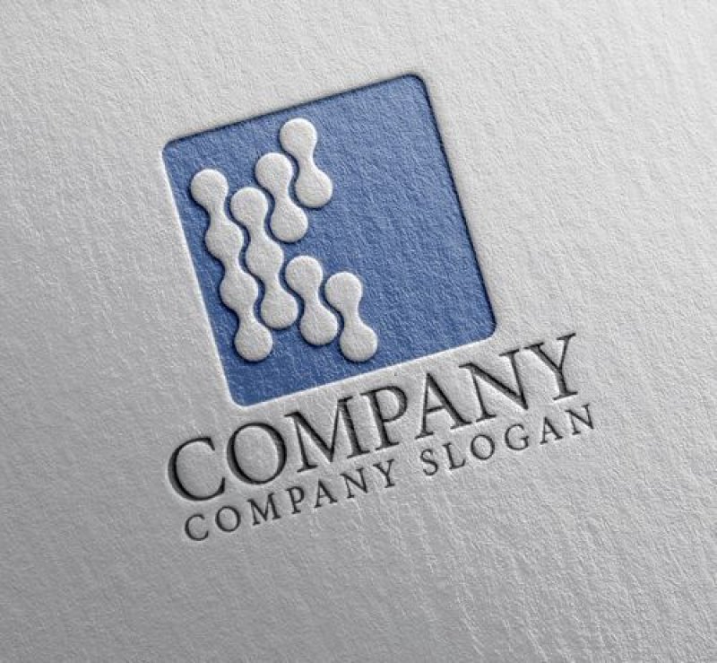 画像2: K・四角・連結・アルファベット・ロゴ・マークデザイン5051 (2)