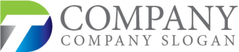 画像7: D・T・グラデーション・アルファベット・ロゴ・マークデザイン5054 (7)