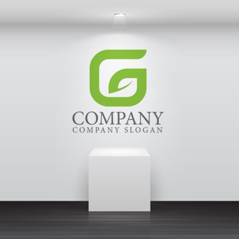 画像5: G・葉・アルファベット・ロゴ・マークデザイン5055 (5)