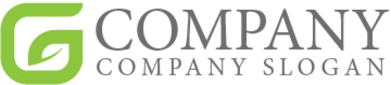 画像7: G・葉・アルファベット・ロゴ・マークデザイン5055 (7)