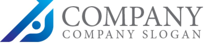 画像7: A・斜線・矢印・人・上昇・グラデーション・ロゴ・マークデザイン5056 (7)