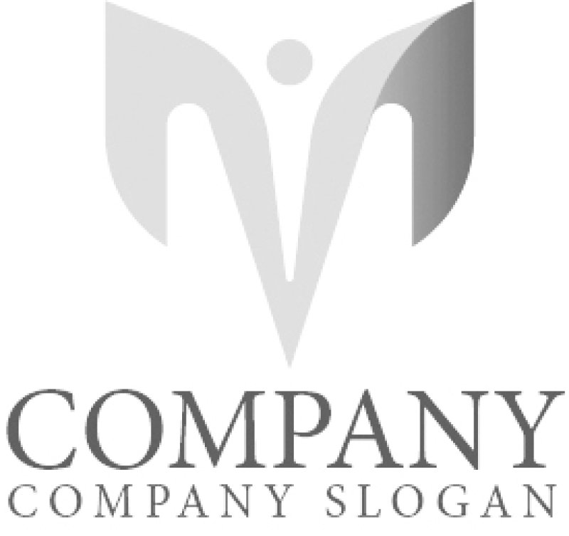 画像6: M・人・羽・アルファベット・ロゴ・マークデザイン5059 (6)