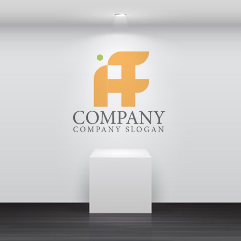 画像5: A・F・H・人・アルファベット・ロゴ・マークデザイン5061 (5)