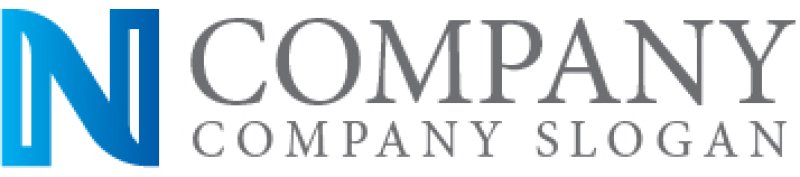 画像7: N・シンプル・グラデーション・ロゴ・マークデザイン5063 (7)