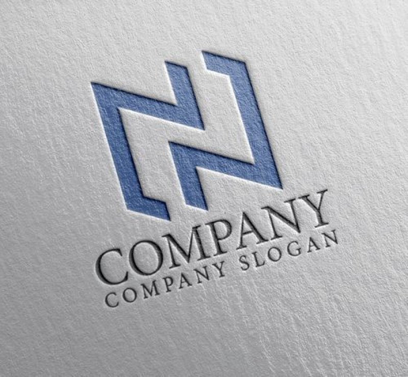 画像2: N・シンプル・アルファベット・ロゴ・マークデザイン5065 (2)