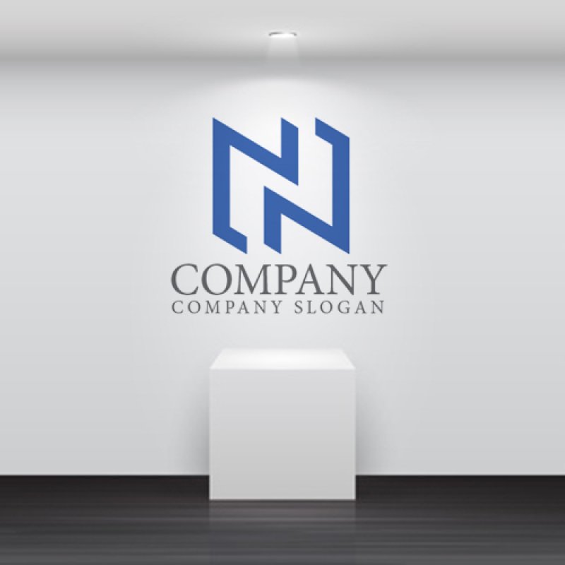 画像5: N・シンプル・アルファベット・ロゴ・マークデザイン5065 (5)
