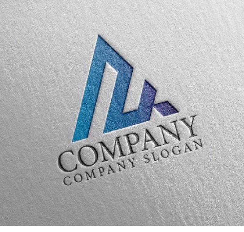 画像2: A・三角・山・グラデーション・ロゴ・マークデザイン5072 (2)