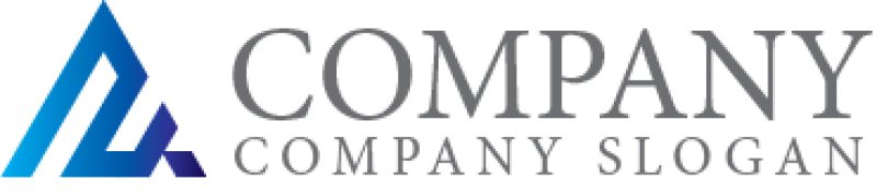 画像7: A・三角・山・グラデーション・ロゴ・マークデザイン5072 (7)