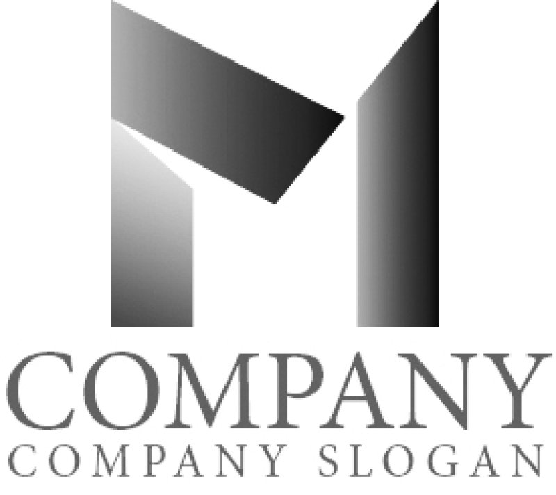 画像6: M・シンプル・グラデーション・ロゴ・マークデザイン5073 (6)