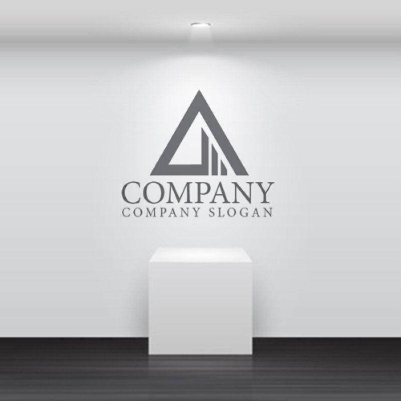 画像5: A・ビル・三角・アルファベット・ロゴ・マークデザイン5085 (5)