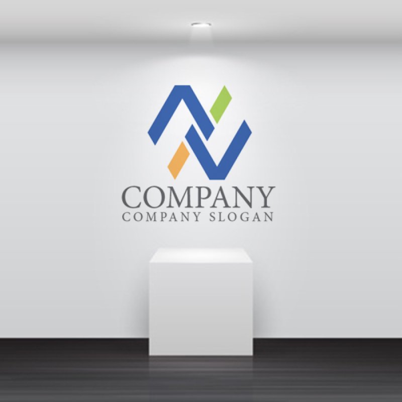 画像5: N・N・連結・アルファベット・ロゴ・マークデザイン5086 (5)