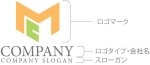 画像10: M・C・アルファベット・ロゴ・マークデザイン5087 (10)