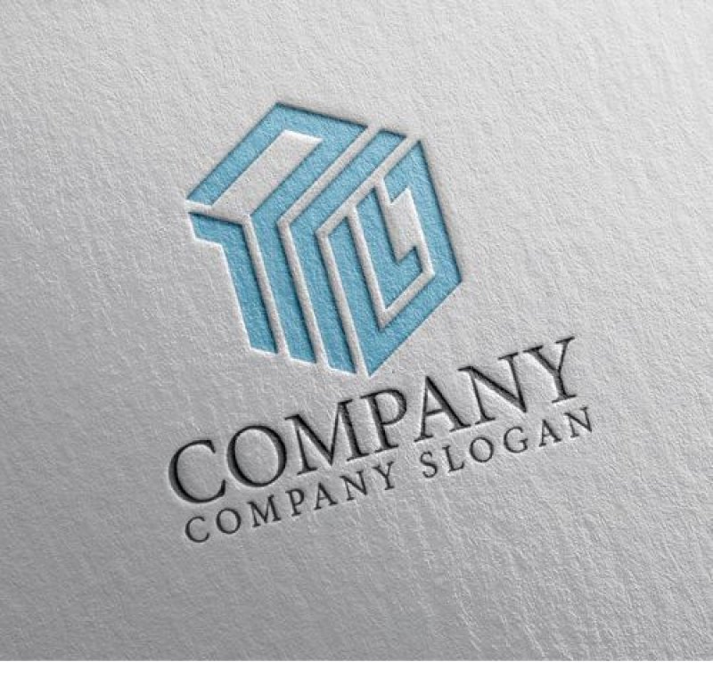 画像2: P・L・ボックス・六角形・アルファベット・ロゴ・マークデザイン5090 (2)