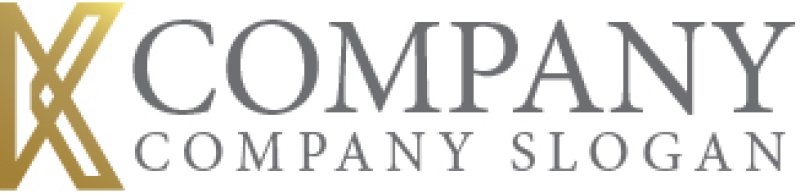 画像7: K・ゴールド・グラデーション・アルファベット・ロゴ・マークデザイン5091 (7)