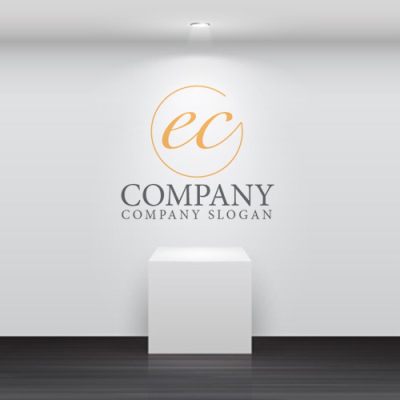 画像5: e・c・輪・アルファベット・ロゴ・マークデザイン5100 (5)