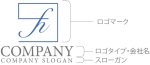 画像10: F・h・四角・アルファベット・ロゴ・マークデザイン5101 (10)