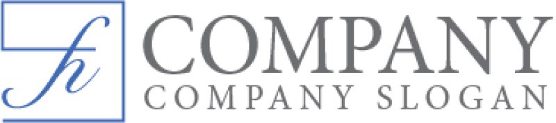 画像7: F・h・四角・アルファベット・ロゴ・マークデザイン5101 (7)