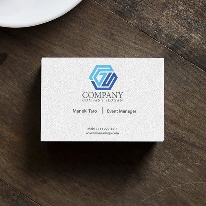 画像4: G・S・六角形・アルファベット・ロゴ・マークデザイン5111 (4)