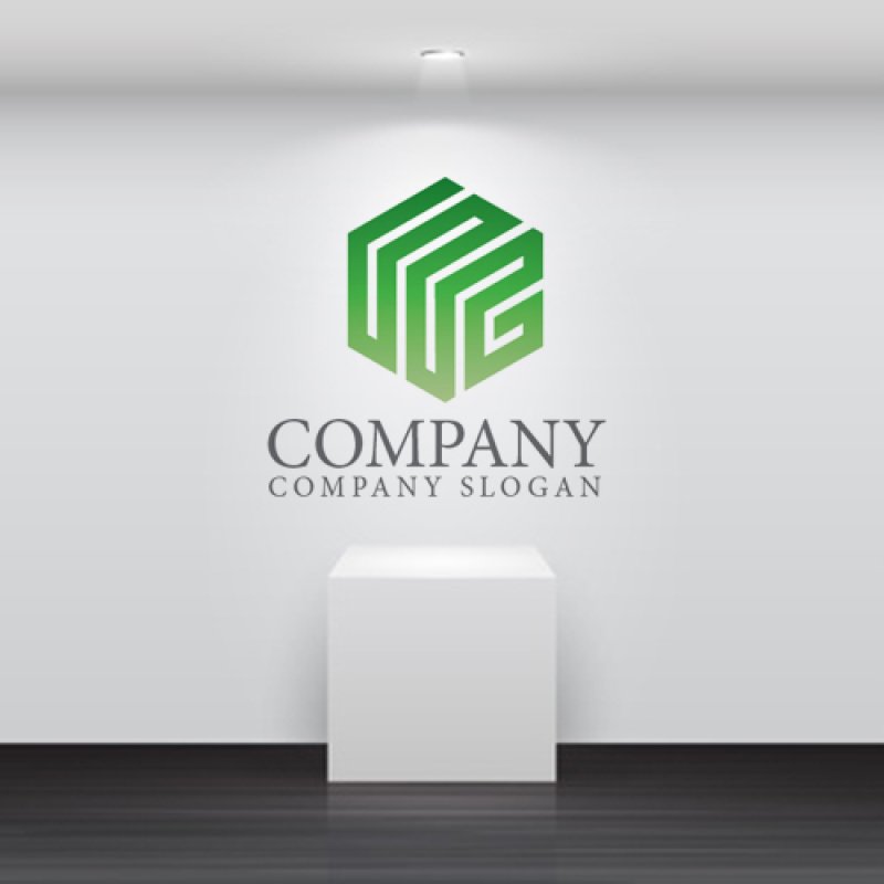 画像5: G・六角形・グラデーション・アルファベット・ロゴ・マークデザイン5113 (5)